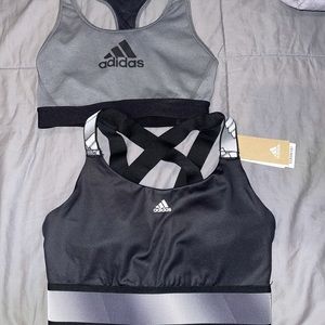 Adidas sports bra set